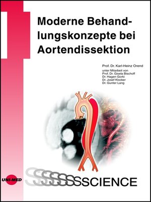 cover image of Moderne Behandlungskonzepte bei Aortendissektion